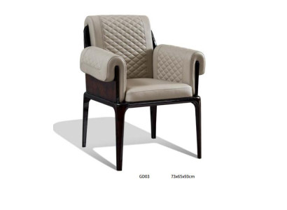 Chair new Creative Modern Design Furniture Luxury Dining room Chairs Wood Leather