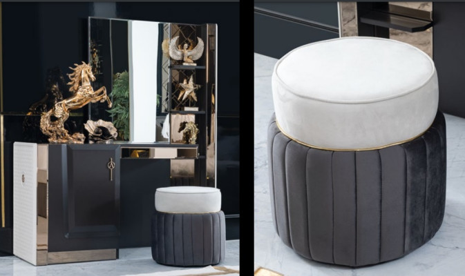 Bedroom new Dressing table Consoles with Mirror Luxury Console Chest of drawers Furniture