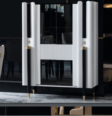 Dining room Sideboard Wood Cabinets Furniture Living room Sideboard Glass Wardrobe Display case