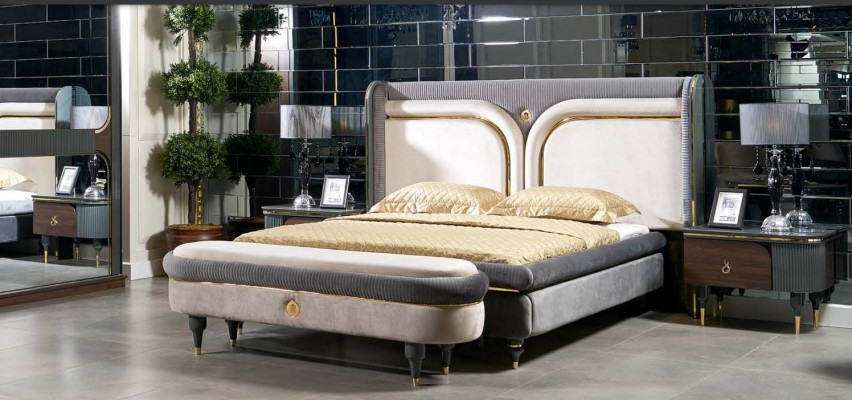 Design Luxury Stool Upholstery Modern Textile Relax Side Sofa Italian Style