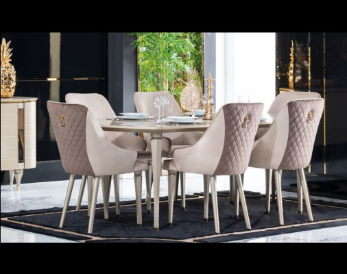 Dining room Suite Set Table 6x Chairs Chair Complete's new Set Dining set 7pcs.