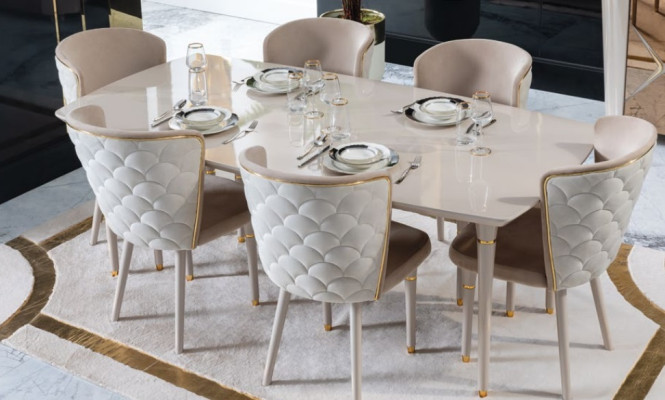 Dining table Table Tables Modern Wood Dining room Design Italian Style new