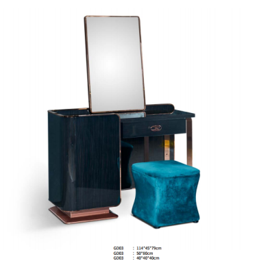 Dressing table Stool Wood Textile Bedroom Creative Modern Design Furniture Luxury