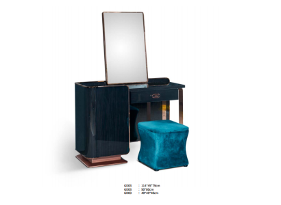 Dressing table Stool Wood Textile Bedroom Creative Modern Design Furniture Luxury