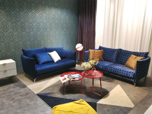 Design Upholstery Luxury Seat Sofa Couch Textile Sofa 2 Seater new