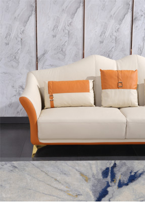 Sofa Upholstery Leather Couch Seat Complete Set Modern Suite 3+2+1 Seater