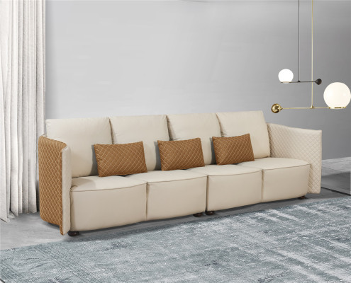 Sofa Couch 310cm Upholstery Sofas 5 Seater Textile Living room big xxl Couches
