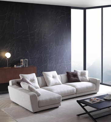 Design Corner sofa L-shape Couch Upholstery Textile Sofas Luxury Living room