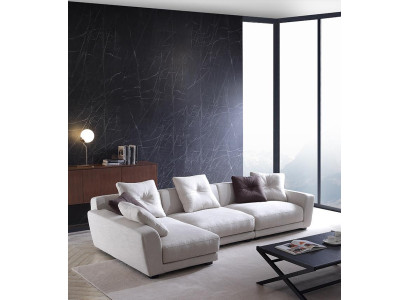 Design Corner sofa L-shape Couch Upholstery Textile Sofas Luxury Living room