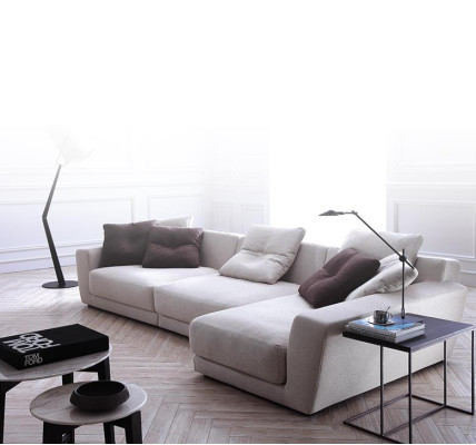 Design Corner sofa L-shape Couch Upholstery Textile Sofas Luxury Living room