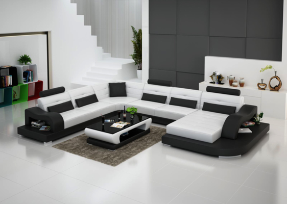 Corner sofa Sofa Couch Upholstery Corner Seat Living landscape Suite U-shape