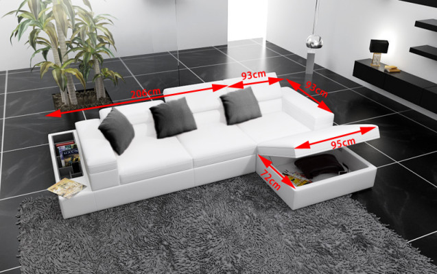 Corner Sofa Upholstery Couch Seat Corner Leather Sofa L-shape Living landscape