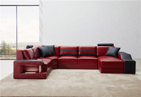 Modern Sofa Corner suite U-shape Upholstery Corner Couch Designer Seat Furniture Couches