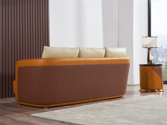 Sofa set 3+2 Seater Leather Sofa Couch Living landscape Suite Design