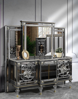 Dressing table Console table Dressing table Dressing table Chest of drawers Gray Wood