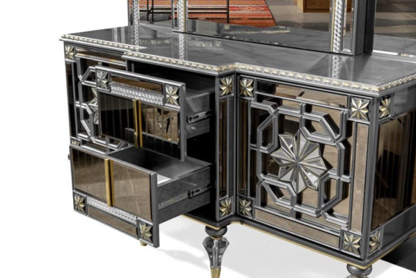 Dressing table Console table Dressing table Dressing table Chest of drawers Gray Wood