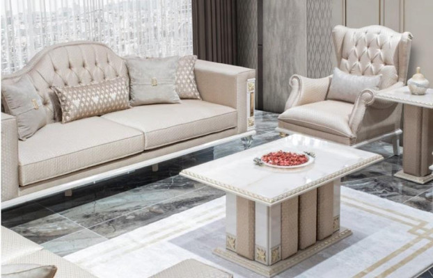 Three Seater Sofa 3 Seater Modern Fabric Brau Sofas Design Living room new