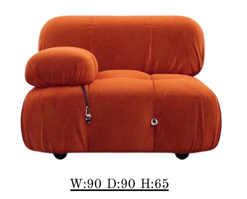 Textile Couch Living landscape Suite Design Modern Sofas Sofa 3 Seater Gray