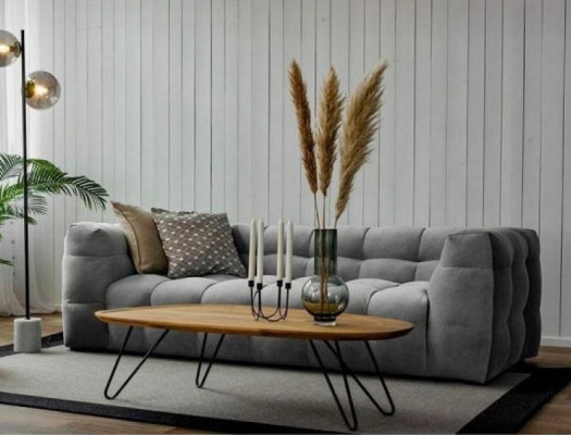 Chesterfield 3 Seater Sofa Gray Design Couches Upholstery Sofas Textile Couches