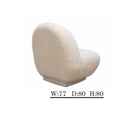 Luxury Armchair Lounge Furniture Club Furnishings TV Relax Chair Textile