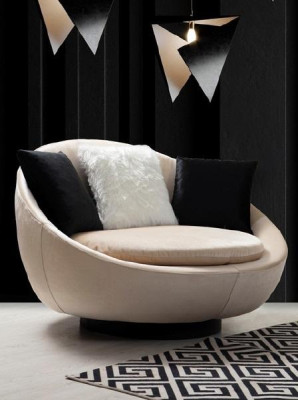 Luxury Armchair Fabric Chair Furniture Hotel Practice Law Firm Waiting Room Furnishings