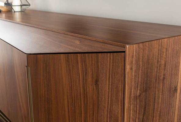 Sideboard Chest of drawers Sideboard Mirror Wood Brown Dining room Cabinets Set