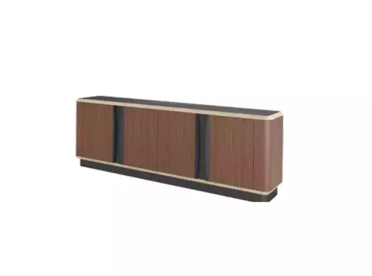 Modern Study room Set Luxury Furniture Corner desk Sideboard Solid wood