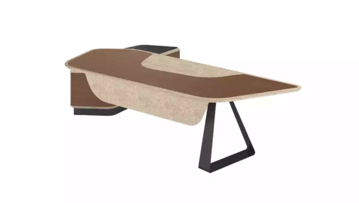 Modern corner desk office furniture executive table executive desk brown
