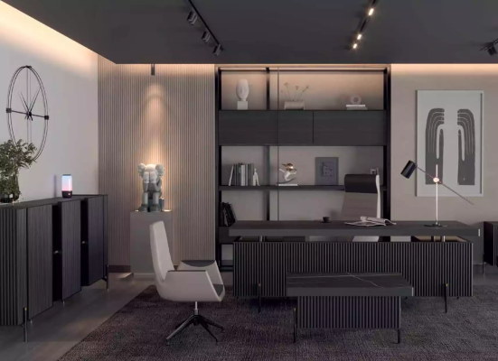 Designer Office furniture Desk Sideboard Black Study room furniture