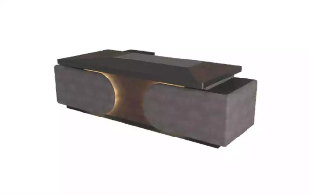 Desk Coffee table Bookshelf Modern Study room furniture Wood Brown