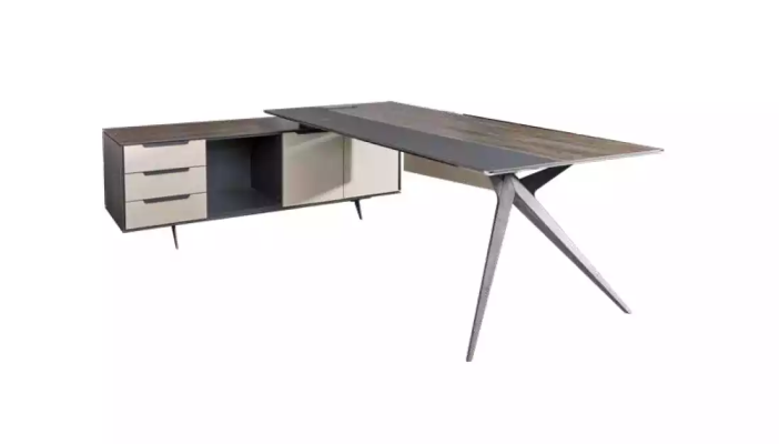 Office Set Luxury Furniture Corner desk Coffee table Sideboard Set 3-piece Modern