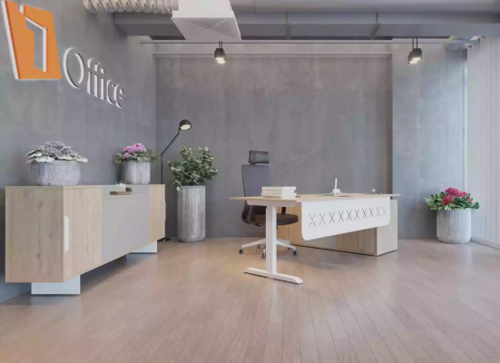 Corner desk Sideboard Study room Modern Wood Office Furnishings