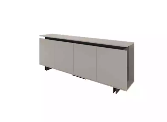Gray Study room furniture Desk Sideboard Office furniture Modern Wood