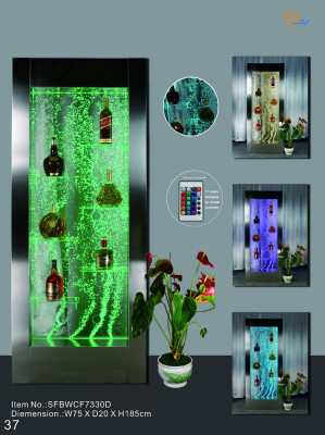 Led Bar Designer Shelves Water Wall Bar Counter Shelf Furniture Water Walls