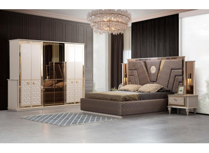 Create a cozy atmosphere with this modern bedroom set