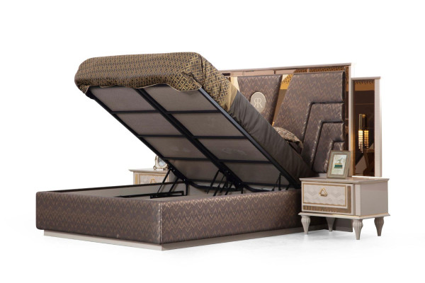 Create a cozy atmosphere with this modern bedroom set