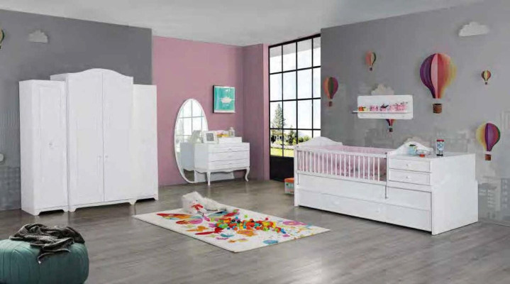 Modern Chest of drawers Wood Bedroom Youth Children Room White Furniture Design new