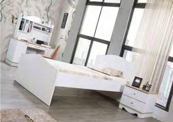 Complete Youth Room Childrens room Set Bed Wardrobe Chest of drawers 5-piece Furniture