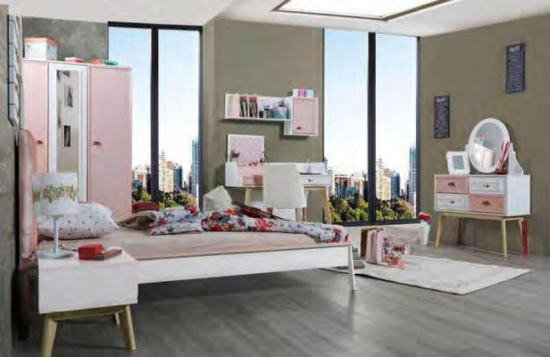 Furniture Youth Room Table Wood Bedroom Desk Computer desk Furniture new