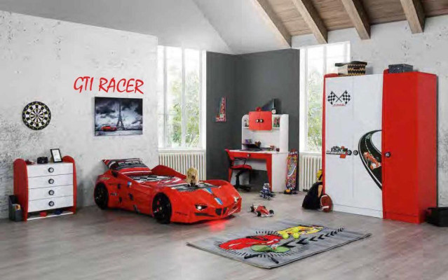 Desk with Shelves Modern Youth Room Childrens room Designer Furniture Luxury
