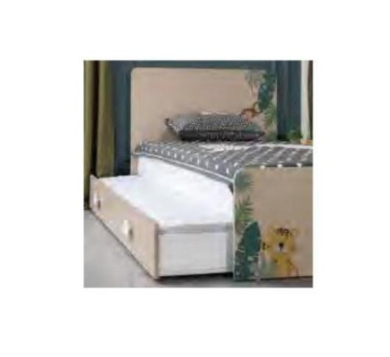 Bedroom Childrens room Set Bed Desk Wardrobe Wood Furniture 5pcs