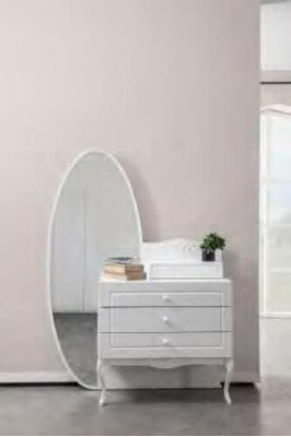 Suite Set Bed Bedside table Chest of drawers Bedroom Youth room 6 pieces. Furniture