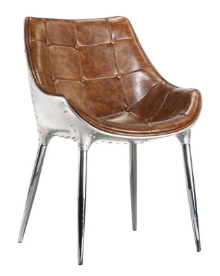 Design Upholstery Chair Chairs Seat Lehn Office Dining room 1x Chair Leather Chair