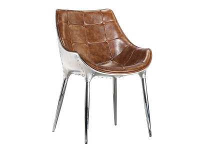 Design Upholstery Chair Chairs Seat Lehn Office Dining room 1x Chair Leather Chair