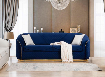 Three Seater Fabric Sofa Couch Upholstery Furniture Modern Living room Design new
