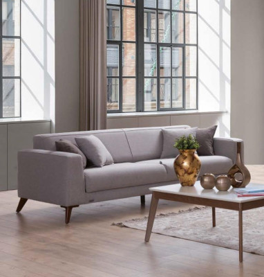 Sofa Design Three Seater Couch Upholstery 3 Seater Sofas Room Furniture Gray Couches Fabric