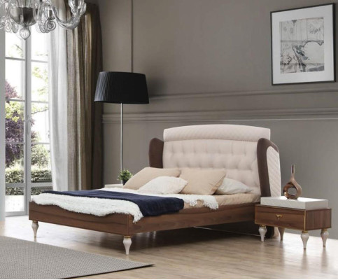 Double bed Bed Luxury Beds Wood Bed frame e Bed frame Furniture Design Modern
