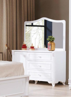 Consoles Table Chest of drawers with Mirror Luxury Class Furniture Style Modern Solid wood new