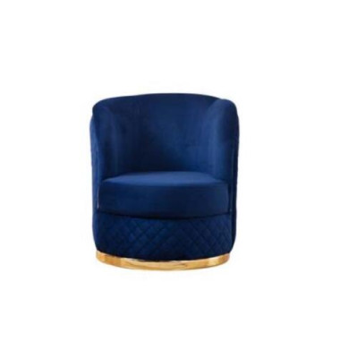 Luxury Furniture Design Armchair Blue he Design Throne Textile Living room Single seater new