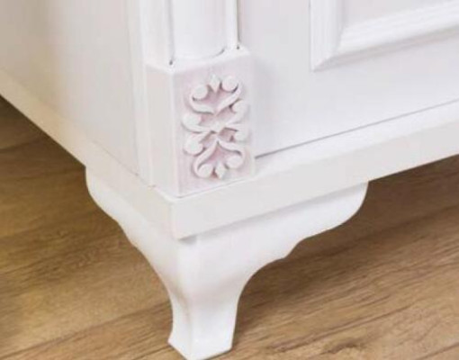 White Bedside table luxurious compact design bedroom furniture